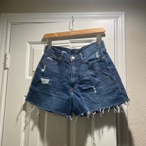 Aeropostale High Rise Curvy Mom Shorts